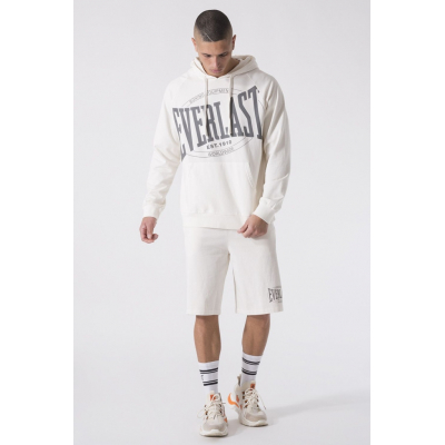 Everlast HOODED SWEATER GARMENT WASHED Fehèr