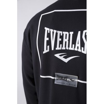 Everlast Iconic Hoddie Zip Square Schwarz-weiß