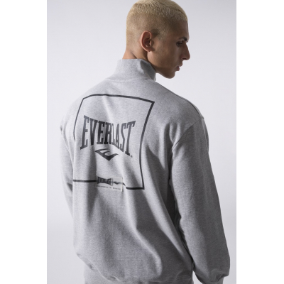 Everlast Iconic Hoddie Zip Square Grey