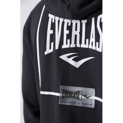 Everlast Iconic Hoodie Zip Negro-Blanco