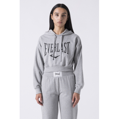 Everlast Iconic Ladies Hoodie Cropped Gris