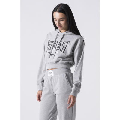 Everlast Iconic Ladies Hoodie Cropped Grey