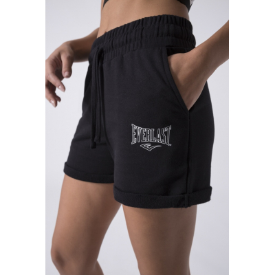 Everlast Iconic Ladies Pants Short Fleece Black