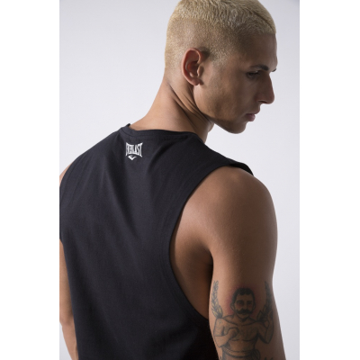 Everlast Iconic Logo Tank Top Off Black-White