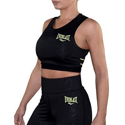 Everlast Ladies Full AOP Crop Top Preto