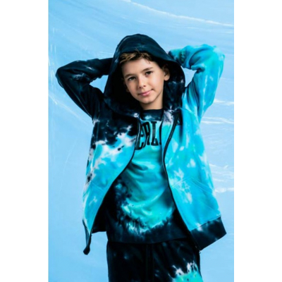 Everlast LFS FW JR Boy Tie Dye Hoodie Cap Blue