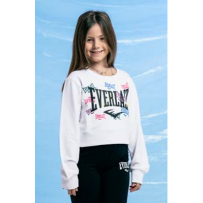 Everlast LFS FW JR Girls Rainbow Hoodie White
