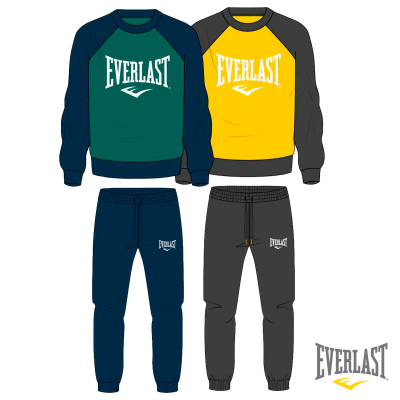 Everlast LFS JR Boy Tracksuit Azul Green-Blue