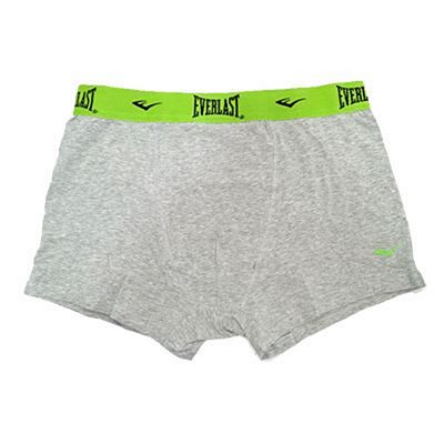 Everlast Mens 2 Pack Bright Boxers Schwarz-Grau