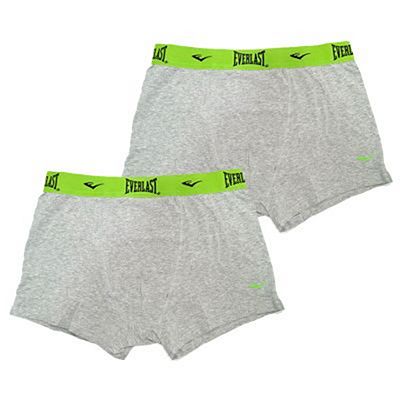 Everlast Mens 2 Pack Bright Boxers Grau-Grau