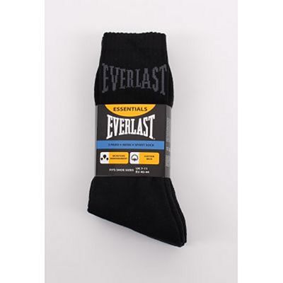 Everlast Mens 3 Pack Sport Socks Svart