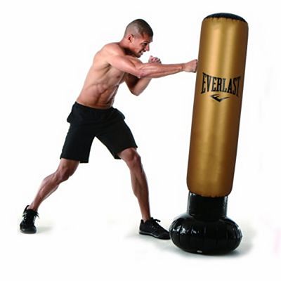 Everlast Power Tower Inflatable Bag Oro-Negro