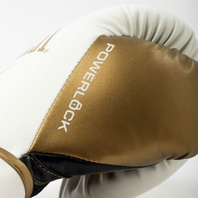 Everlast Powerlock 2R Training Gloves Blanc-Or