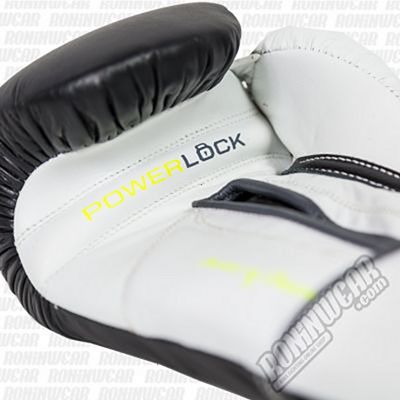 Everlast Powerlock Boxing Gloves Preto-Branco