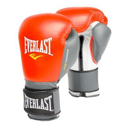 Everlast Powerlock Pro Hook & Loop Training Gloves Röd-Grå