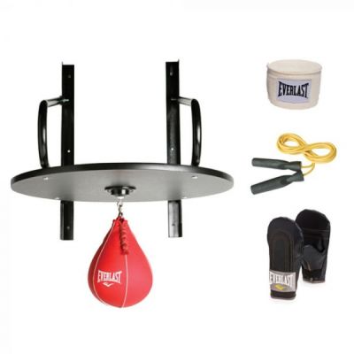 Everlast Soporte Pera Speed Bag Kit Schwarz