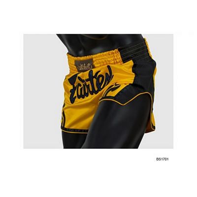 Fairtex BS1701 Muay Thai Shorts Giallo-Nero