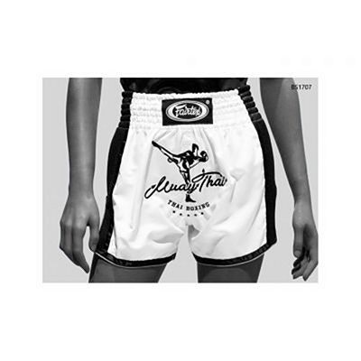 Fairtex BS1707 Muay Thai Shorts White-Black
