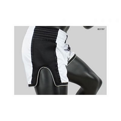 Fairtex BS1707 Muay Thai Shorts White-Black