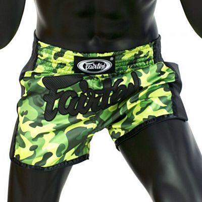 Fairtex BS1710 Muay Thai Shorts Zöld-Camo