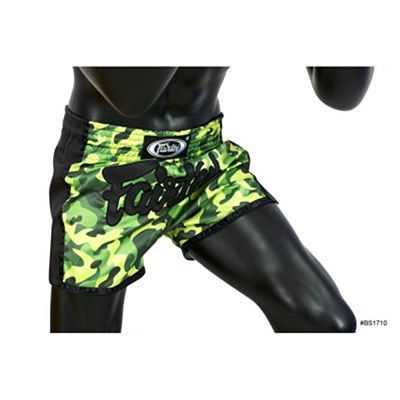 Fairtex BS1710 Muay Thai Shorts Verde-Camo