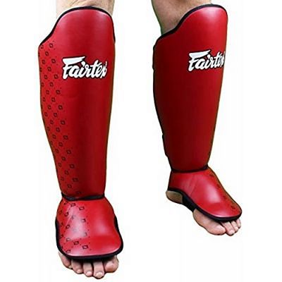 Fairtex Competition Shin Pads SP5 Red
