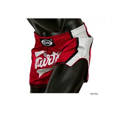 Fairtex FXBS1704 Muay Thai Shorts Röd-Vit