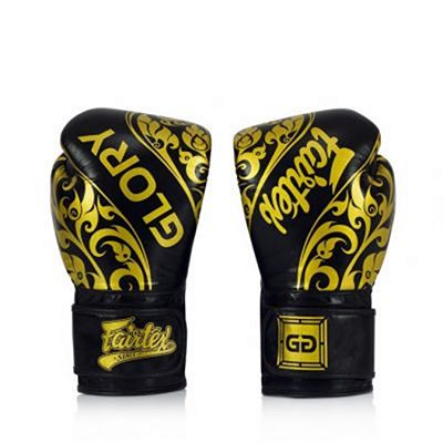 Fairtex Glory Boxing Gloves Limited Edition Schwarz-Gold