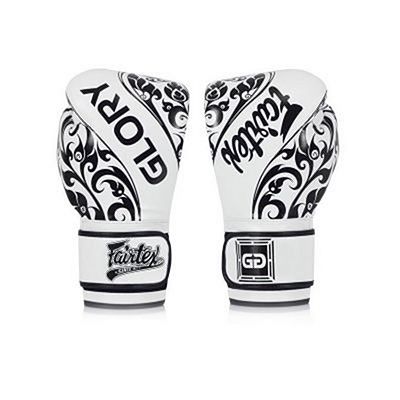 Fairtex Guantes Boxeo Glory Edicion Limitada Blanco-Negro