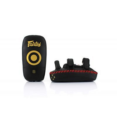 Fairtex Light Weight Thai Kick Pads KPLC5 Black-Gold