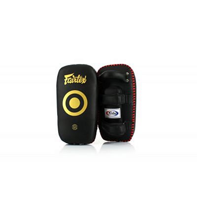 Fairtex Light Weight Thai Kick Pads KPLC5 Black-Gold