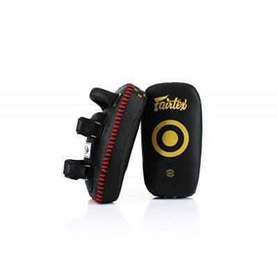 Fairtex Light Weight Thai Kick Pads KPLC5 Black-Gold