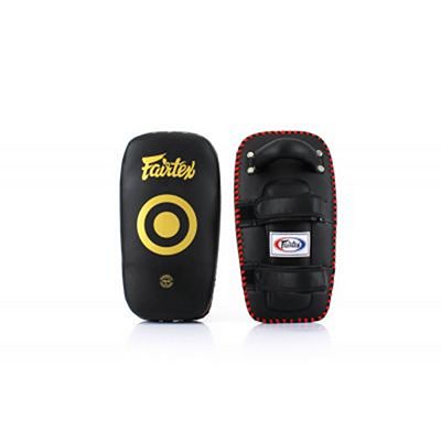 Fairtex Light Weight Thai Kick Pads KPLC5 Black-Gold