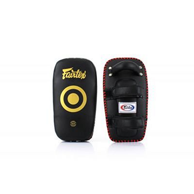 Fairtex Light Weight Thai Kick Pads KPLC5 Preto-Dourado