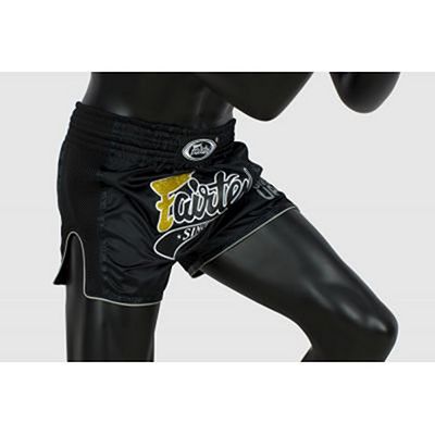 Fairtex Muay Thai Shorts BS1708 Negro-Oro