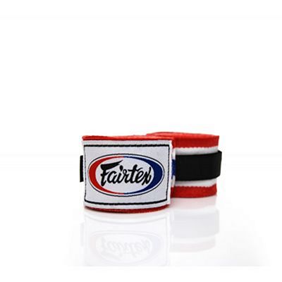 Fairtex Thai Flag Handwraps 457cm Blanc-Rouge