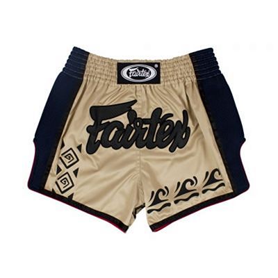 Fairtex Tribal Muay Thai Shorts Beige Braun