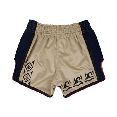 Fairtex Tribal Muay Thai Shorts Beige Braun