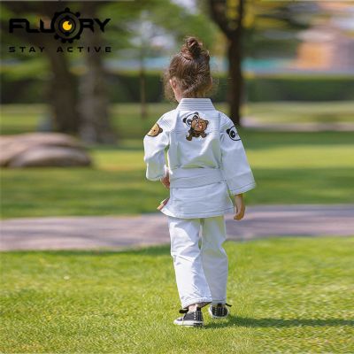 Fluory BJJ32 Courage BJJ GI Bianco