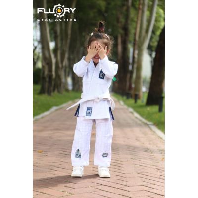 Fluory BJJF30 Monkey BJJ GI Branco