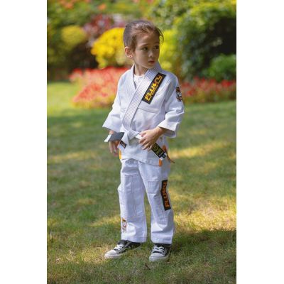 Fluory BJJF33 Tiger BJJ GI Weiß