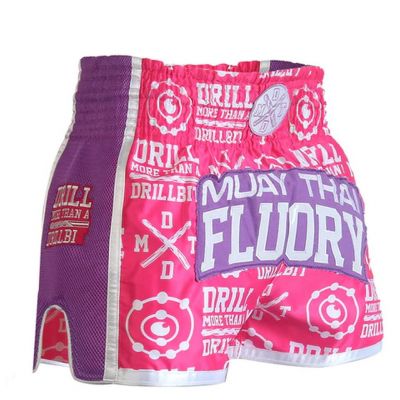 Fluory Muay Thai Short- MTSF68 Rosa