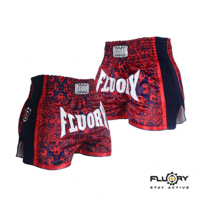 Fluory Muay Thai Short MTSF29 Rojo