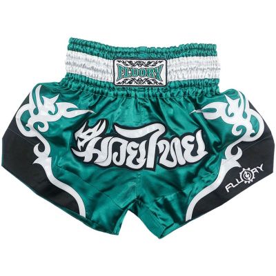 Fluory Muay Thai Short MTSF53 Turchese