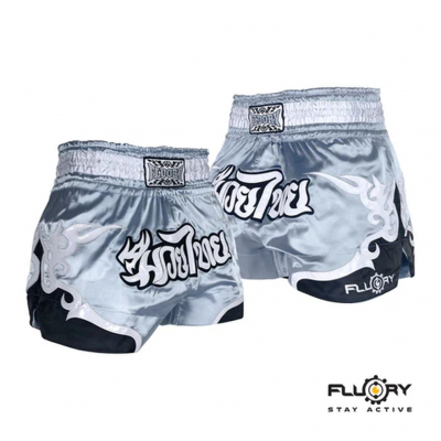 Fluory Muay Thai Short MTSF53 Cinza