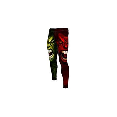 Formma Compression Pants Bad Boy Verde-Rosso