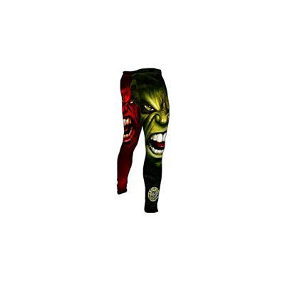 Formma Compression Pants Bad Boy Verde-Rosso