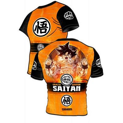 Formma Saiyan Son Goku Rashguard Laranja