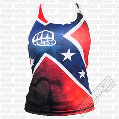 Formma Tank Top Rebel Girl Rot-Blau