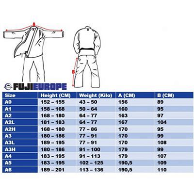 Fuji Lightweight BJJ Gi Black